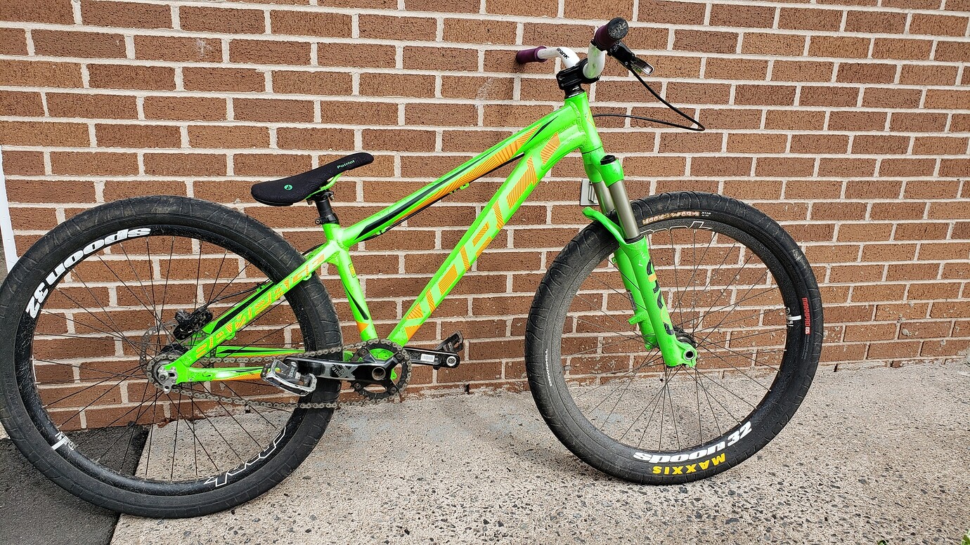 huffy bike green