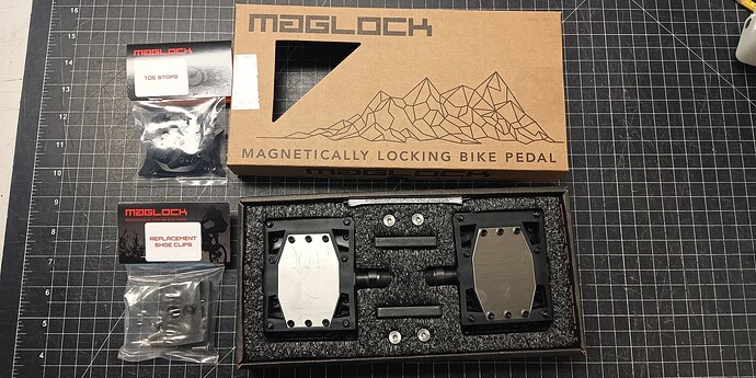 Maglock bike online pedal